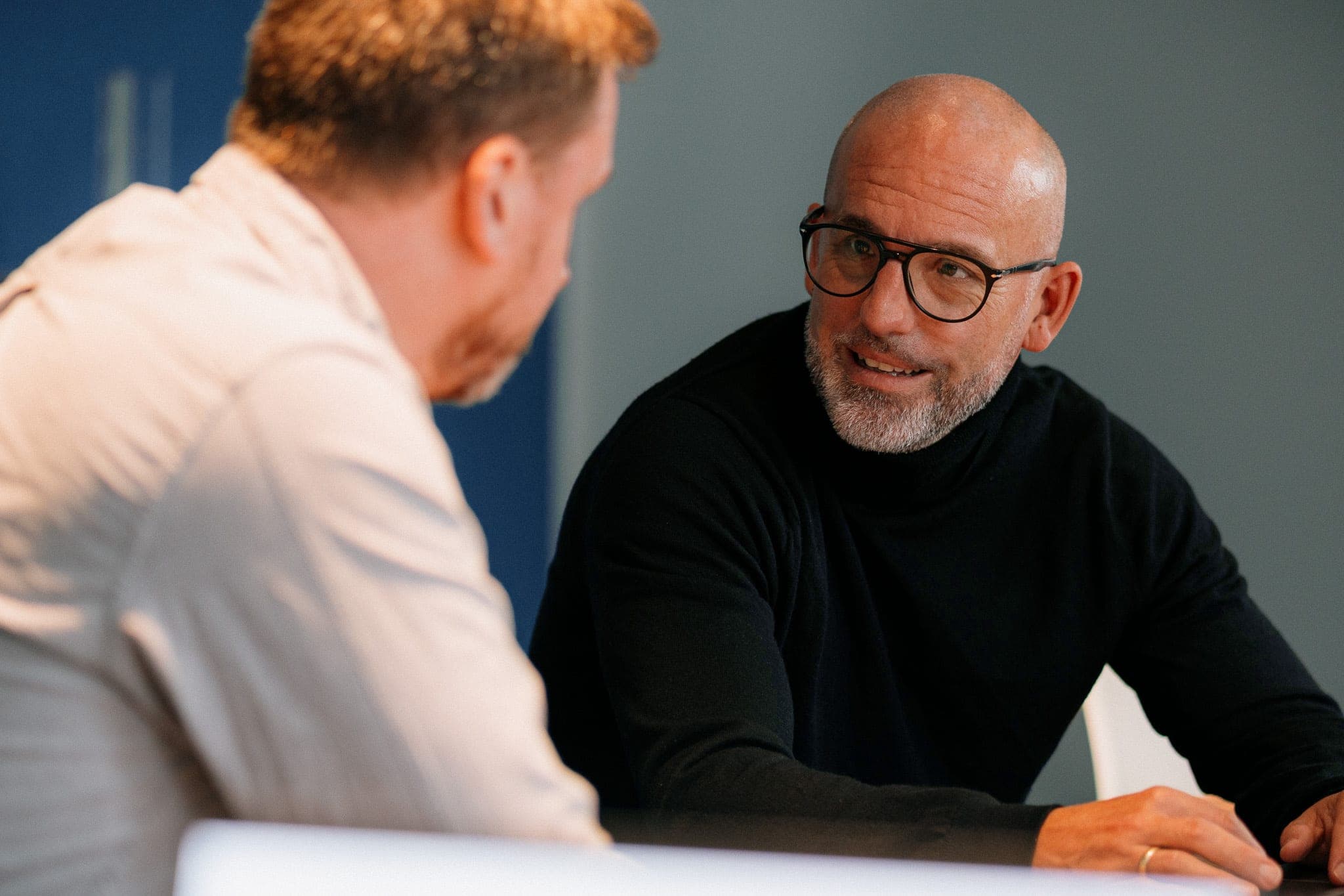 Team-Gespräch im Semtrix-Büro Essen