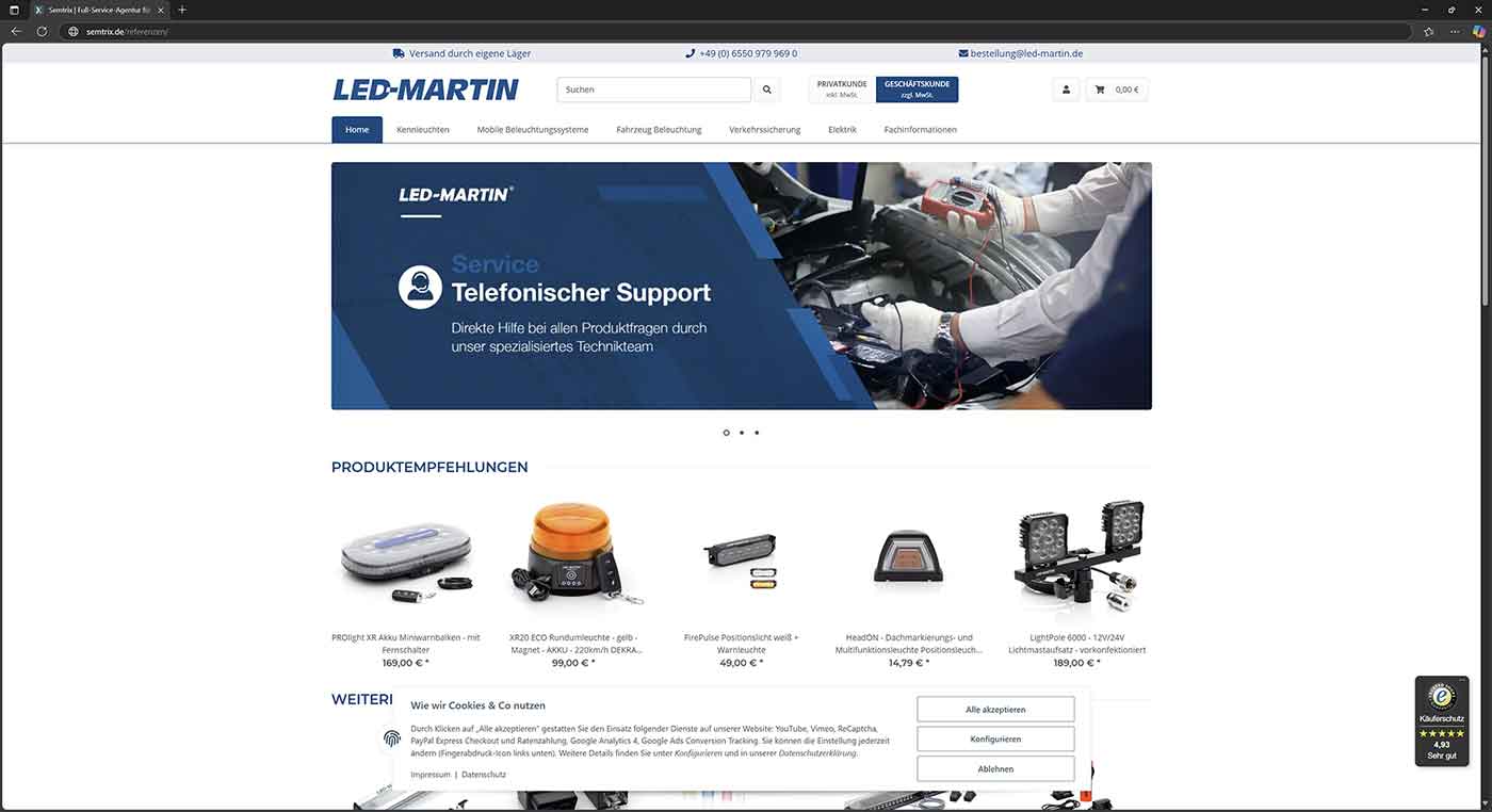 Referenzen led-martin.de